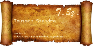 Teutsch Szandra névjegykártya